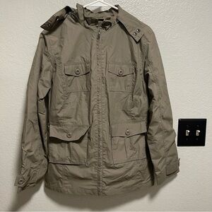 Rainbow Collection Women’s Hooded Utility Jacket Size 6